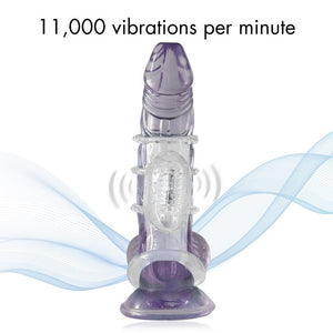 Doctor Love Zinger Vibrating Cock Cage Clear