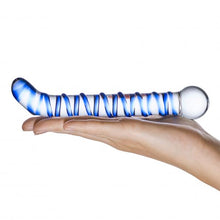 Load image into Gallery viewer, Glas Mr. Swirly 6.5 G-spot Glass Dildo &quot;
