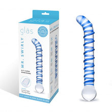 Load image into Gallery viewer, Glas Mr. Swirly 6.5 G-spot Glass Dildo &quot;
