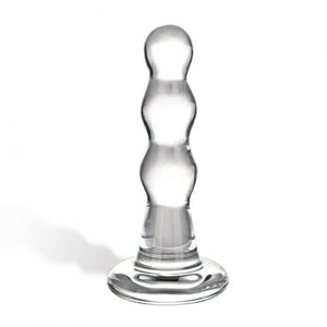Glas Triple Play Beaded Butt Plug