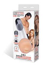 Load image into Gallery viewer, Lux Fetish 2-in-1 Blowjob Auto Sucker &amp; Penis Enlarger Pump

