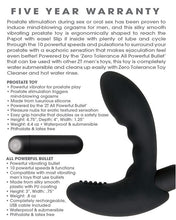 Load image into Gallery viewer, Zero Tolerance Eternal P Spot Prostate Massager Black
