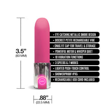 Load image into Gallery viewer, Nixie Lipstick Vibrator Pink Ombre
