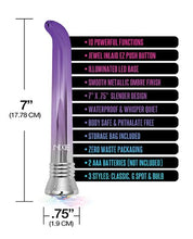 Load image into Gallery viewer, Nixie Jewel Ombre G Spot Vibe Purple Ombre Glow
