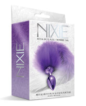 Load image into Gallery viewer, Nixie Metal Plug W/ Ombre Tail Medium Purple Metallic
