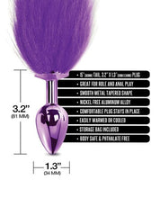 Load image into Gallery viewer, Nixie Metal Plug W/ Ombre Tail Medium Purple Metallic
