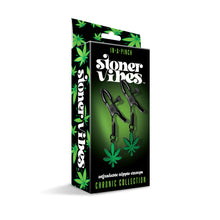 Load image into Gallery viewer, Stoner Vibes Adjustable Nipple Clamps Chronic Collection
