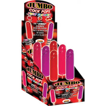 Load image into Gallery viewer, Jumbo Fruit Flavored Cock Pops 6pc Display
