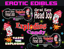 Load image into Gallery viewer, Head Job Oral Sex Candy Strawberry Red
