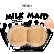 Load image into Gallery viewer, Cum Shots Milk Maid Liquid Filled Gummy Boobs

