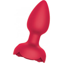Load image into Gallery viewer, Rose Bud Tushy Light Light Up Butt Plug Silicone
