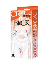 Load image into Gallery viewer, 9&#39;s Orange Is The New Black Triple Your Pleasure Clamps &amp; Chain
