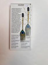Load image into Gallery viewer, Couture Clips Peacock Plume Luxury Nipple Clamps
