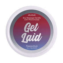 Load image into Gallery viewer, Massage Candle W/ Pheromones Get Laid Passionfruit 4oz
