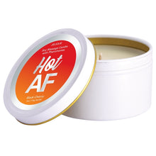 Load image into Gallery viewer, Massage Candle W/ Pheromones Hot Af Black Cherry 4oz
