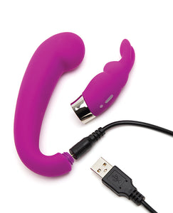 Happy Rabbit G-spot Clitoral Curve Vibrator Purple