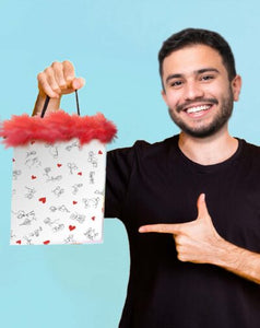 Sex Position Stick Figure Gift Bag