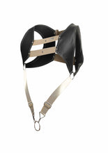 Load image into Gallery viewer, Male Basics Dngeon Croptop Cockring Harness Golden O/s
