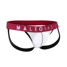 Load image into Gallery viewer, Mb Spot Jockstrap White Small
