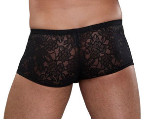 Mini Short Stretch Lace Black Small