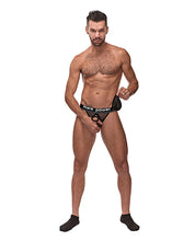 Load image into Gallery viewer, Cock Pit Cock Ring Jock Black L/xl
