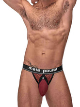 Load image into Gallery viewer, Cock Pit Cock Ring Jock Burgundy L/xl
