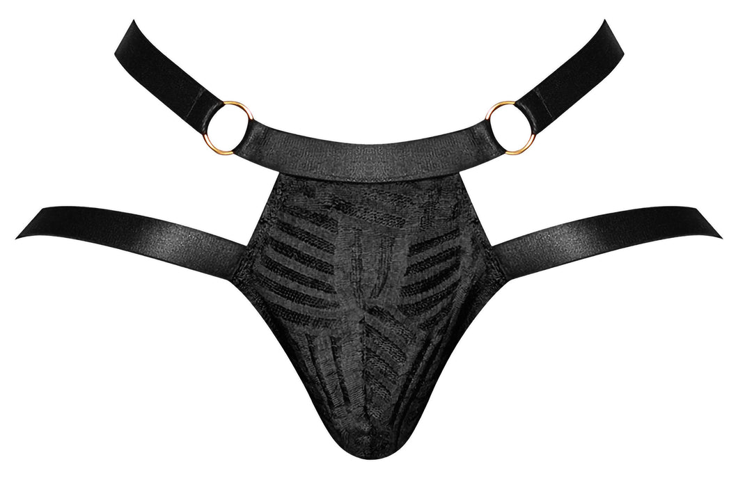 Rude Awakening Ring Jock Black L/xl