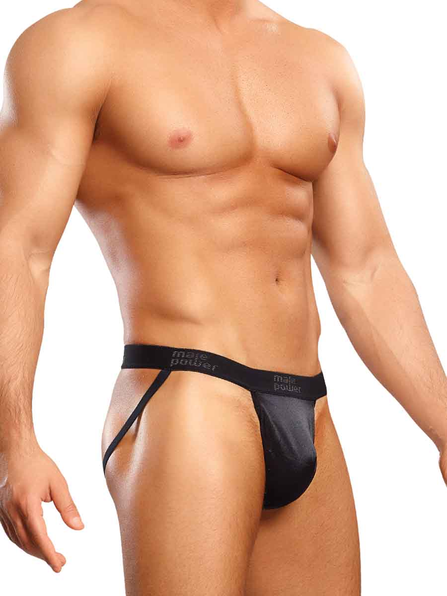 Jock Satin Lycra Black Small/ Medium