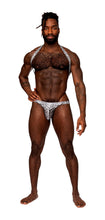 Load image into Gallery viewer, S&#39;naked Harness Thong Silver/ Black S/m
