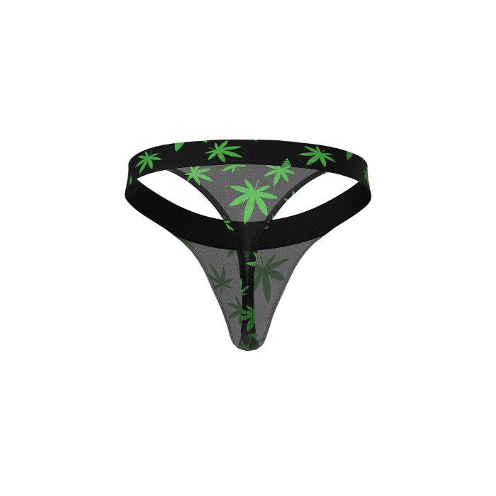 Hazy Dayz Micro Thong Potleaf L/xl