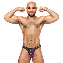 Load image into Gallery viewer, Galactic Print Bong Thong S/m
