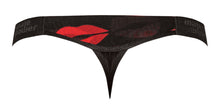 Load image into Gallery viewer, Kiss Me Micro Thong V Lips Print S/m
