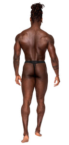 Heart Breaker Micro V Thong Black S/m