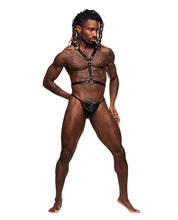 Load image into Gallery viewer, Sagittarius Leather Harness Black O/s
