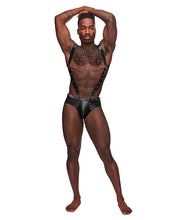 Load image into Gallery viewer, Uranus Studded Harness Black S/m
