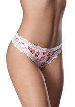 Load image into Gallery viewer, Crotchless Thong S/m Peach
