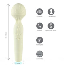 Load image into Gallery viewer, Marlie Cannabis Bendable Wand Vibrating &amp; Rechargeable
