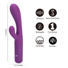 Load image into Gallery viewer, Rayla Dual Stimulation Vibe Silicone &amp; Rechargeable
