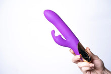 Load image into Gallery viewer, Karlin Supercharged Silicone Rabbit Rechargeable Purple
