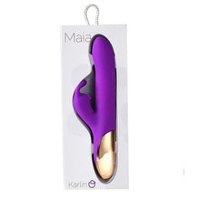 Load image into Gallery viewer, Karlin Supercharged Silicone Rabbit Rechargeable Purple
