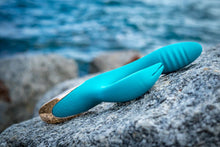 Load image into Gallery viewer, Skyler Silicone Bendable Teal Rabbit
