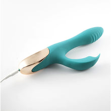 Load image into Gallery viewer, Skyler Silicone Bendable Teal Rabbit
