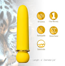 Load image into Gallery viewer, Jaguar Powerful Bullet Yellow Rechargeable
