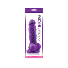 Load image into Gallery viewer, Colours Pleasures Thick 5in Dildo Purple
