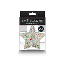Load image into Gallery viewer, Pretty Pasties Star &amp; Cross Glow 2 Pair
