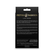 Load image into Gallery viewer, Fetish &amp; Fantasy Lace Hood Black

