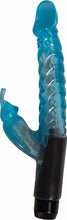 Load image into Gallery viewer, Jelly Mini Rabbit Vibro Wand Blue

