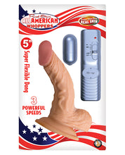 Load image into Gallery viewer, All American Whopper 5in Vibrating Flesh
