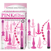 Load image into Gallery viewer, Pink Elite Collection Supreme Anal Play Kit - Pink

