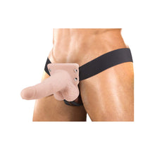 Load image into Gallery viewer, Erection Assistant Hollow Strap-on 6 Vibrating White &quot;
